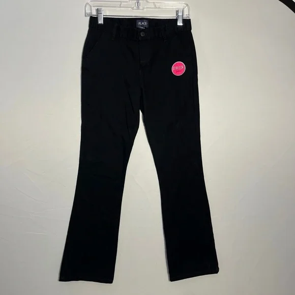 The Children's Place Girls Bootcut Chino Pants Sz 12 NWT - Picture 4 of 9